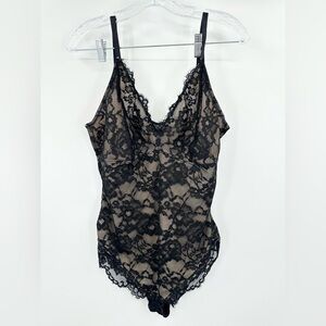 Popilush The Shapewear Bodysuit Lace Smooth firm Control Thong XXL Black Women's